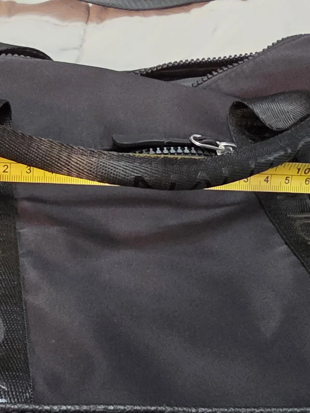 Nautica Black Nylon Duffel with Adjustable Shoulder Strap